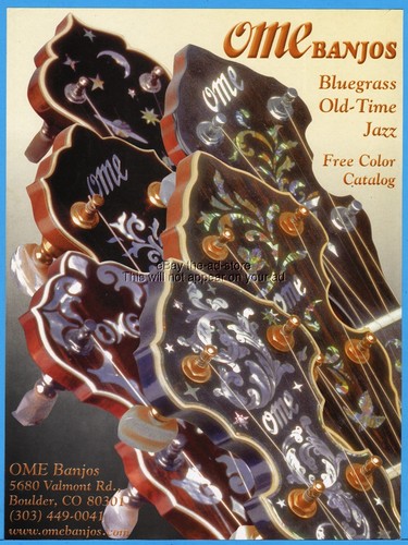 2002 ome banjos - 2002, boulder